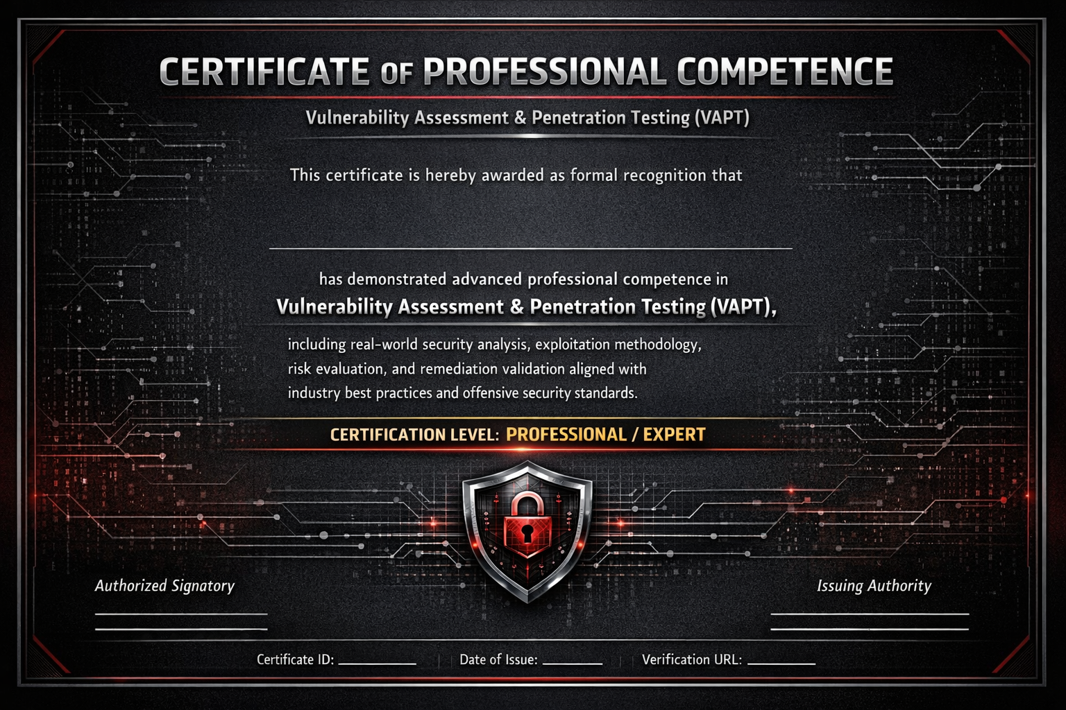 VAPT Expert Certification